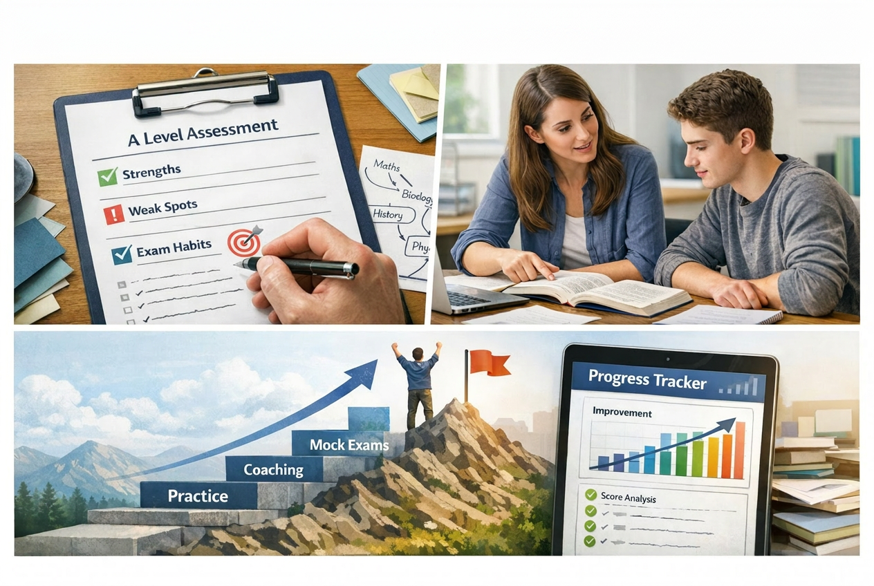 Illustration of the Elevare Education preparation system